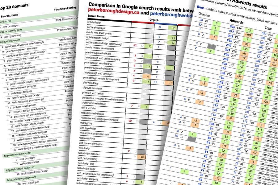 Free Ranking Report for Peterborough Web Designers